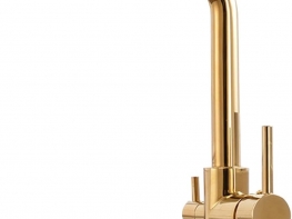 faucet 3 line gold